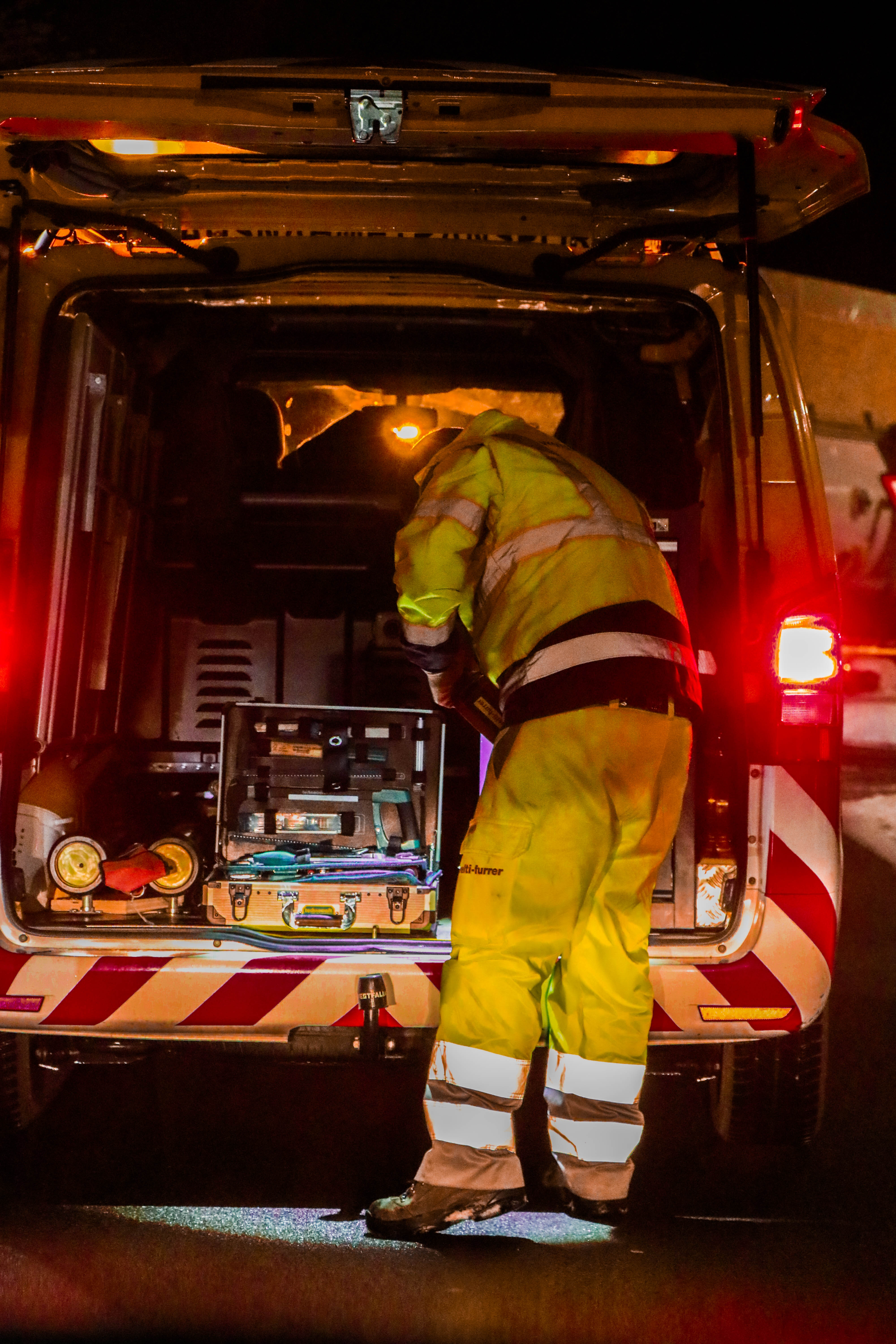 ATB-Begleitung beim Transport der ColdBox nach Muttenz