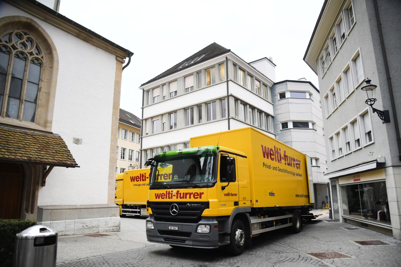 Umzug Landbote vom Garnmarkt in den Technopark.