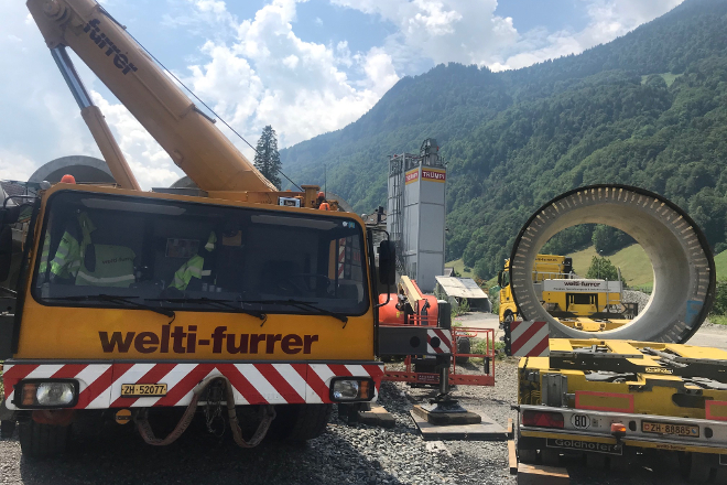 Doppelpower Schwanden Liebherr LTM 1160